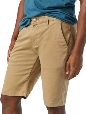 Jacob Men's Flat Front Chino Shorts in Tan